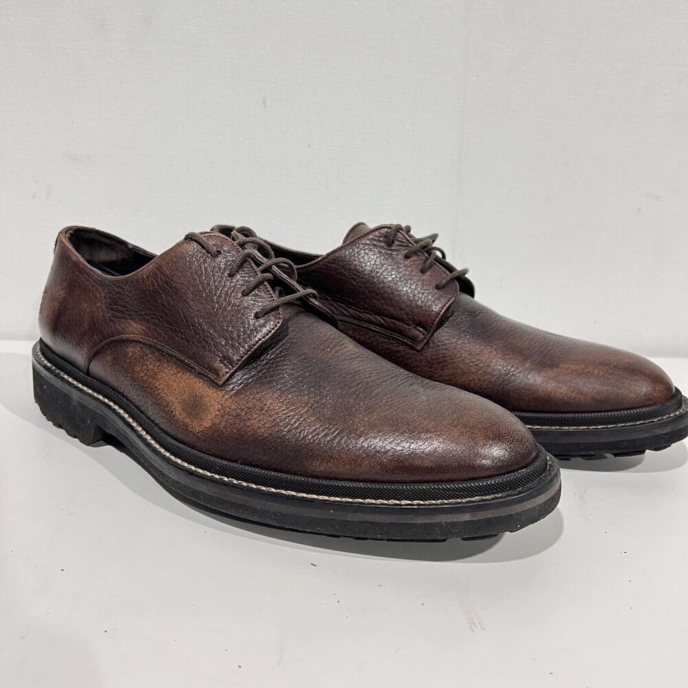 To Boot New York Brookdale Plain Toe Derby Shoes Men's 10 4431